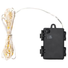 LED String Lights with 15 LEDs and Fan 59.1"