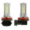 2PCS 800lm H8/H9/ H11 LED Fog DRL Light Bulb IP65 Water-Resistant 360° Beam Angle 6000K White