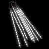 Meteor Lights 8 pcs 2 ft Cold White 288 LEDs Indoor Outdoor
