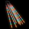 Meteor Lights 8 pcs 2 ft Colorful 288 LEDs Indoor Outdoor
