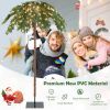 6 Feet Pre-Lit Xmas Palm Artificial Tree with 250 Warm-White LED Lights