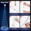 Battery 6ft LED Light Show Tree Cool White