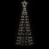 Christmas Tree Light with Spikes 220 LEDs Cold White 70.9"