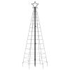 Christmas Tree Light with Spikes 220 LEDs Cold White 70.9"