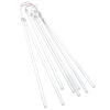 Meteor Lights 8 pcs 2 ft Cold White 288 LEDs Indoor Outdoor