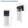 Outdoor waterproof transparent LED crystal wall lamp (2 packs) with light sense