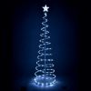 Plug in 6ft LED Light Show Tree Cool White