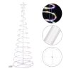 Battery 5ft LED Light Show Tree Multi Color