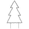 Christmas Light Decoration with Spikes Tree 115 LEDs 35.4"