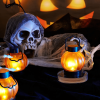 6 Pack Flickering LED Pumpkin Lantern Flameless Tea Lights