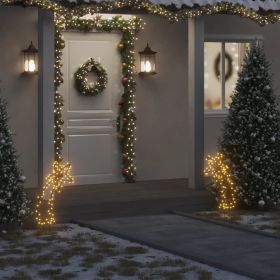 Christmas Light Decoration with Spikes Meteor 80 LEDs 24.4" (Color: Black)