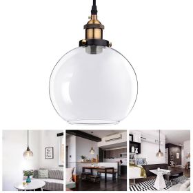7.9 Ball Shape Glass Ceiling Light/Transperant (Warehouse: LA01)