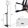 Mobile phone live broadcast stabilizer fill light LED universal hose eye protection desk lamp desktop mobile phone two in one bracket