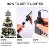 9.8ft Christmas Tree Topper Lights projector (U.S. specifications)