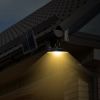 Solar Shed Lights Dual Lighting Heads Dimmable Timing Dusk To Dawn Sensor Hanging Lamp IP65 Waterproof Remote Control