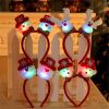 LED Christmas Headbands Festive Light-Up Hair Bands for Women and Girls