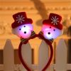 LED Christmas Headbands Festive Light-Up Hair Bands for Women and Girls