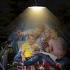 Solar Shed Lights Dual Lighting Heads Dimmable Timing Dusk To Dawn Sensor Hanging Lamp IP65 Waterproof Remote Control