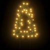 Christmas Light Decorations with Spikes 3 pcs Tree 50 LEDs 11.8"